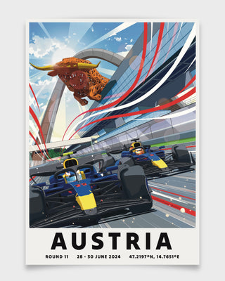 Austrian 2024 Poster - Gravel Trap Graphics