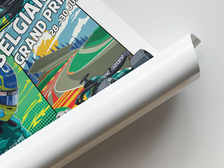 Belgium 2023 Grand Prix Poster - Gravel Trap Graphics