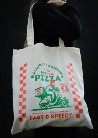 Monza Pizza Tote Bag