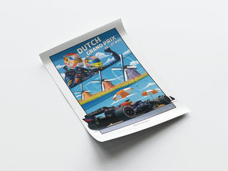 Dutch 2023 Grand Prix Poster - Gravel Trap Graphics