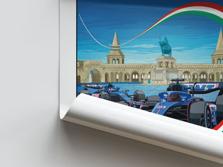 Hungarian 2023 Grand Prix Poster - Gravel Trap Graphics