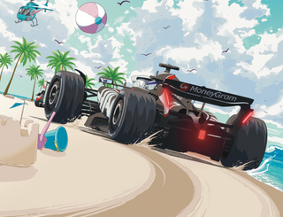 Miami 2024 Grand Prix Poster - Gravel Trap Graphics
