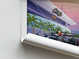 Miami 2023 Grand Prix Poster - Gravel Trap Graphics