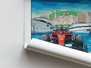 Monaco 2023 Grand Prix Poster - Gravel Trap Graphics