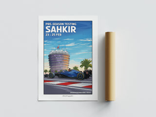 Sahkir 2023 Pre Season Poster - Gravel Trap Graphics