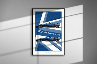 FW45 800th Special Edition 2023 Car Poster - Gravel Trap Graphics