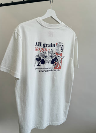 [MEDIUM] All Grain No Gain - Back Graphic T-shirt  [DRS Corner]