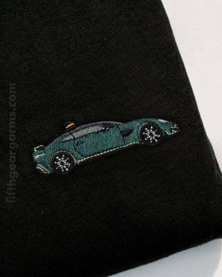 Aston Martin Safety Car 2022 Mini coche bordado