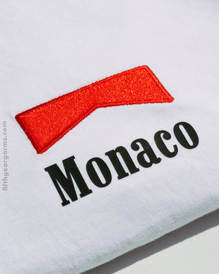 Camiseta o sudadera bordada del Circuito del Gran Premio de Mónaco